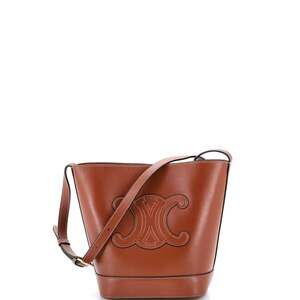 Celine Cuir Triomphe Bucket Bag Leather #200776C22B